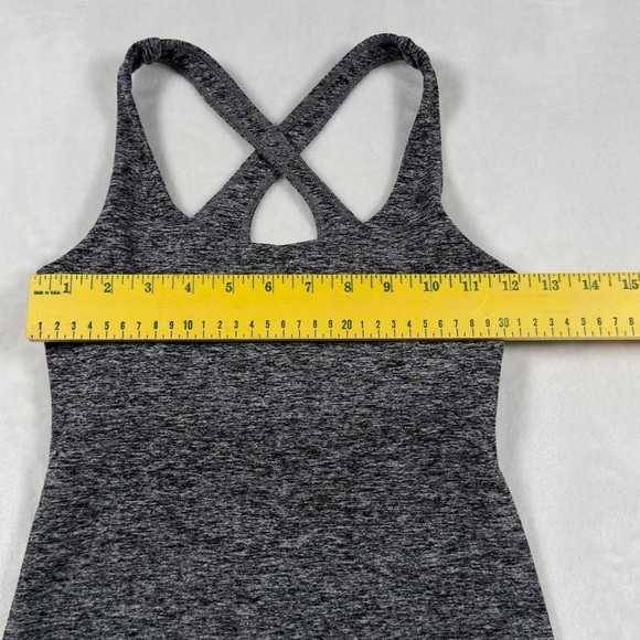 Beyond Yoga Criss Cross Heathered Gray Tank Top Size XS Extra Small - Picture 8 of 12